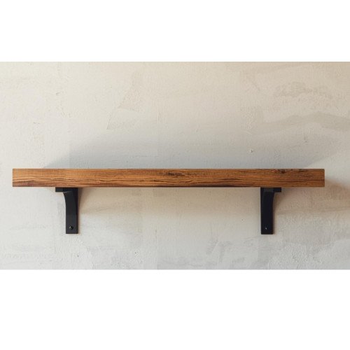 Wooden shelf’s installation