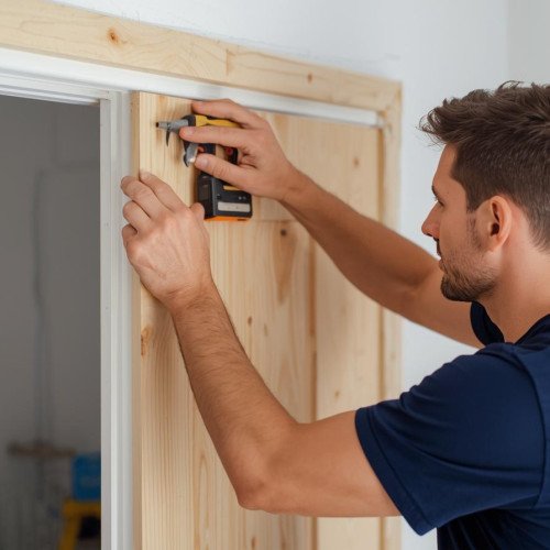 Cupboard sliding door repair