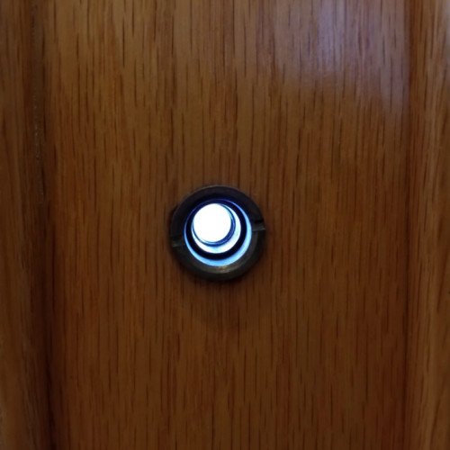 Peephole installation