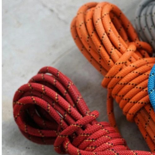 Clothes drying rope installation