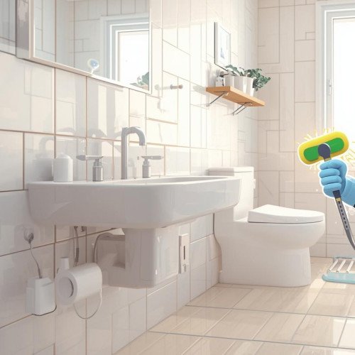 Intense bathroom cleaning ( one bathroom )