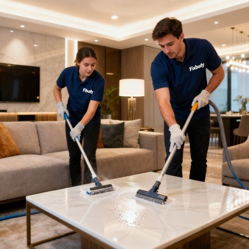 Living room cleaning ( furnished )