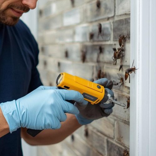 Cockroach pest control includes utensil removal ( only kitchen )