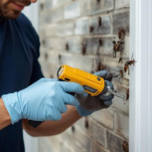 Cockroach pest control includes utensil removal ( 1 bathroom &  kitchen)