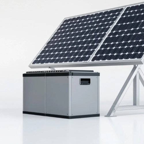 Solar inverter and battery setup ( visit )