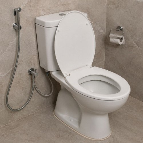 Western toilet floor mounted blockage removal