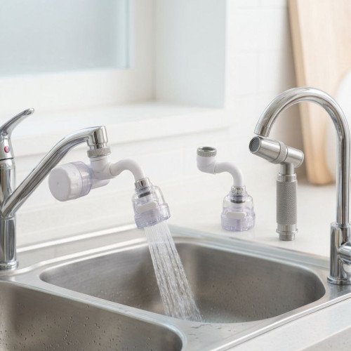 Tap accessories installation ( nozzle / extender / filter )