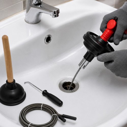 Wash basin blokage removal
