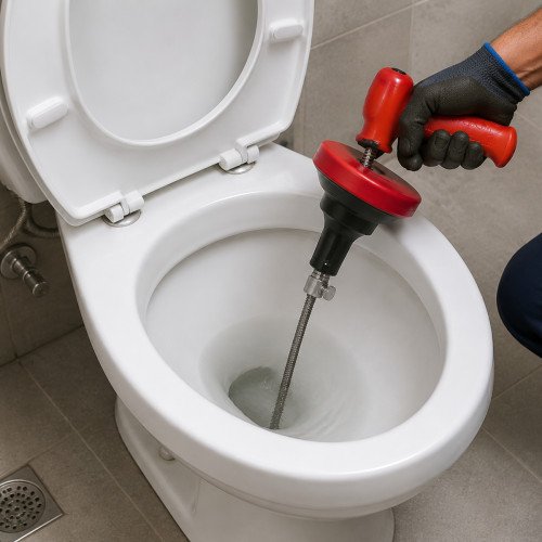 Toilet pot blockage removal