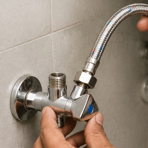 Connection pipe installation ( hose )
