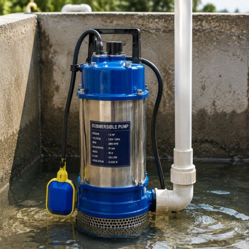 Motor installation under water tank ( upto 2 hp )